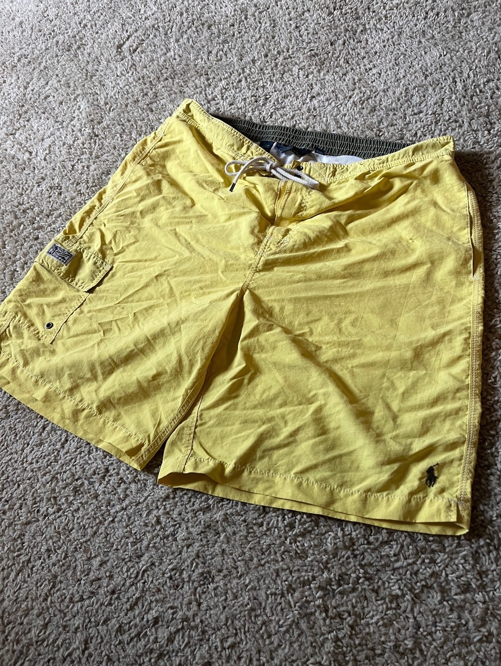 Polo by Ralph Lauren Bright Yellow Swim Trunks